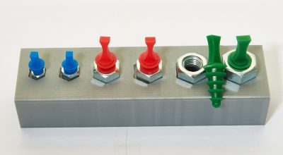 Multi-Stufen-Silikonstopfen hochhitzebeständig bis 315°C für unterschiedliche Bohrungsdurchmesser
